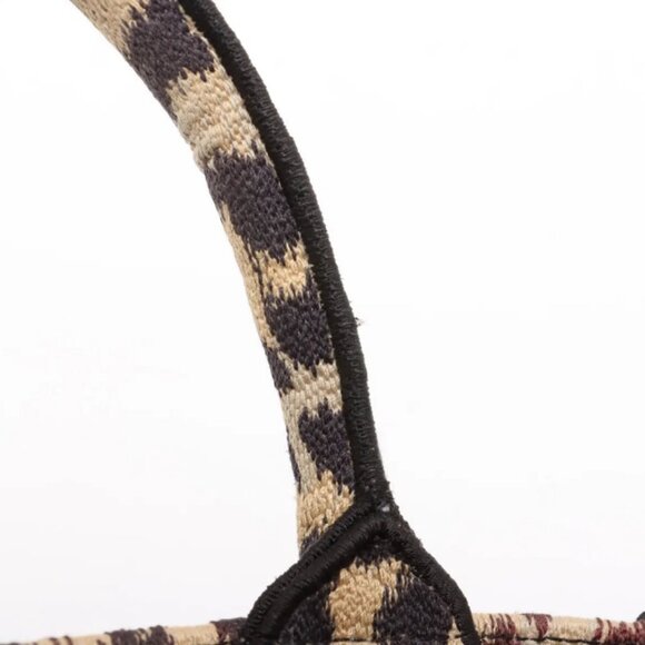 Christian Dior Leopard Small Canvas Book Tote Bag - Picture 11 of 11